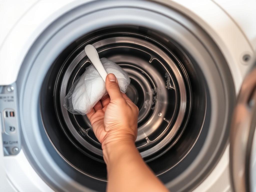 Washing machine drum cleaning and general servicing by technician